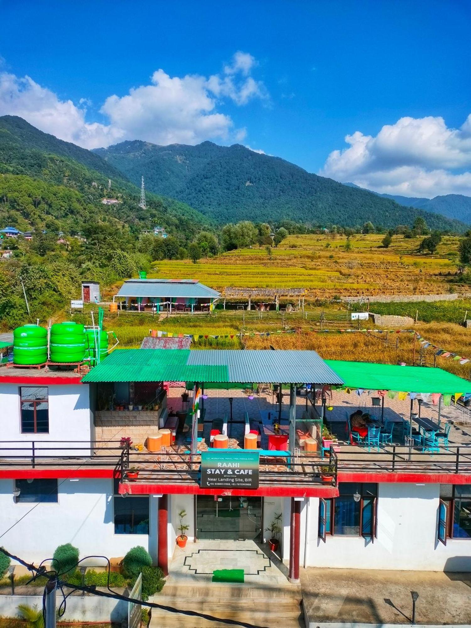 Raahi Stay, Landing Site Bir - Stay & Cafe Exterior foto